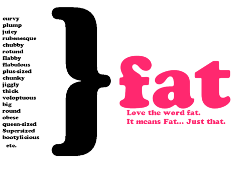 love the word fat